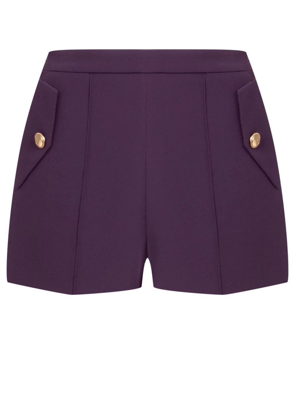 Elisabetta Franchi Crepe Shorts With Belt